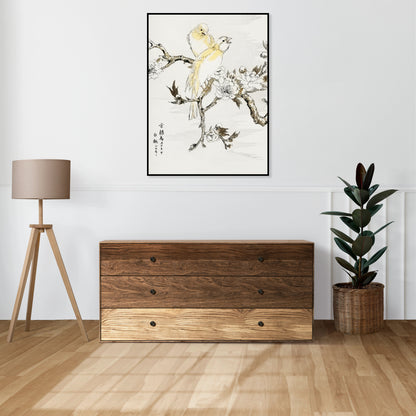 Plakat  Canary, Kashu Japoński Vintage do Salonu