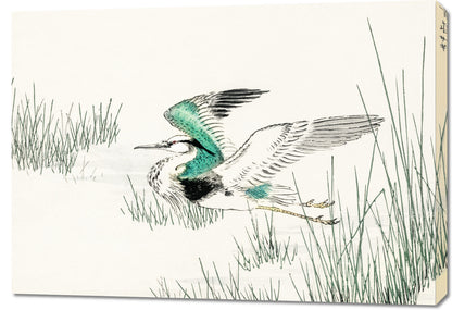 Obraz  Grey Heron, Kashu Japoński Vintage do Salonu