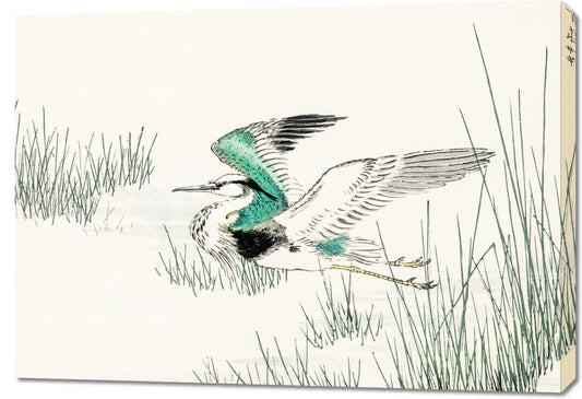 Obraz  Grey Heron, Kashu Japoński Vintage do Salonu