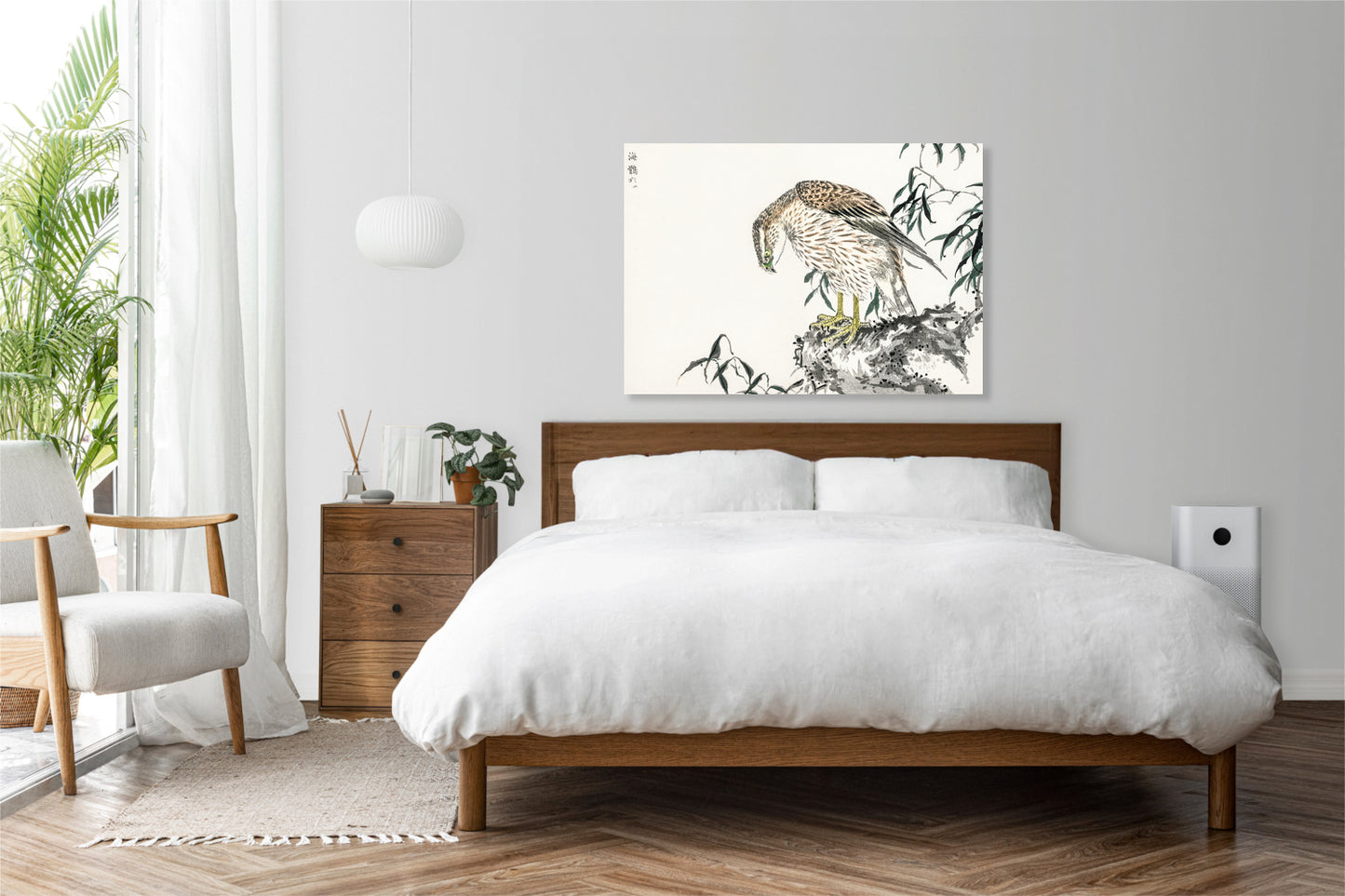 Obraz  Osprey, Kashu Japoński Vintage do Salonu