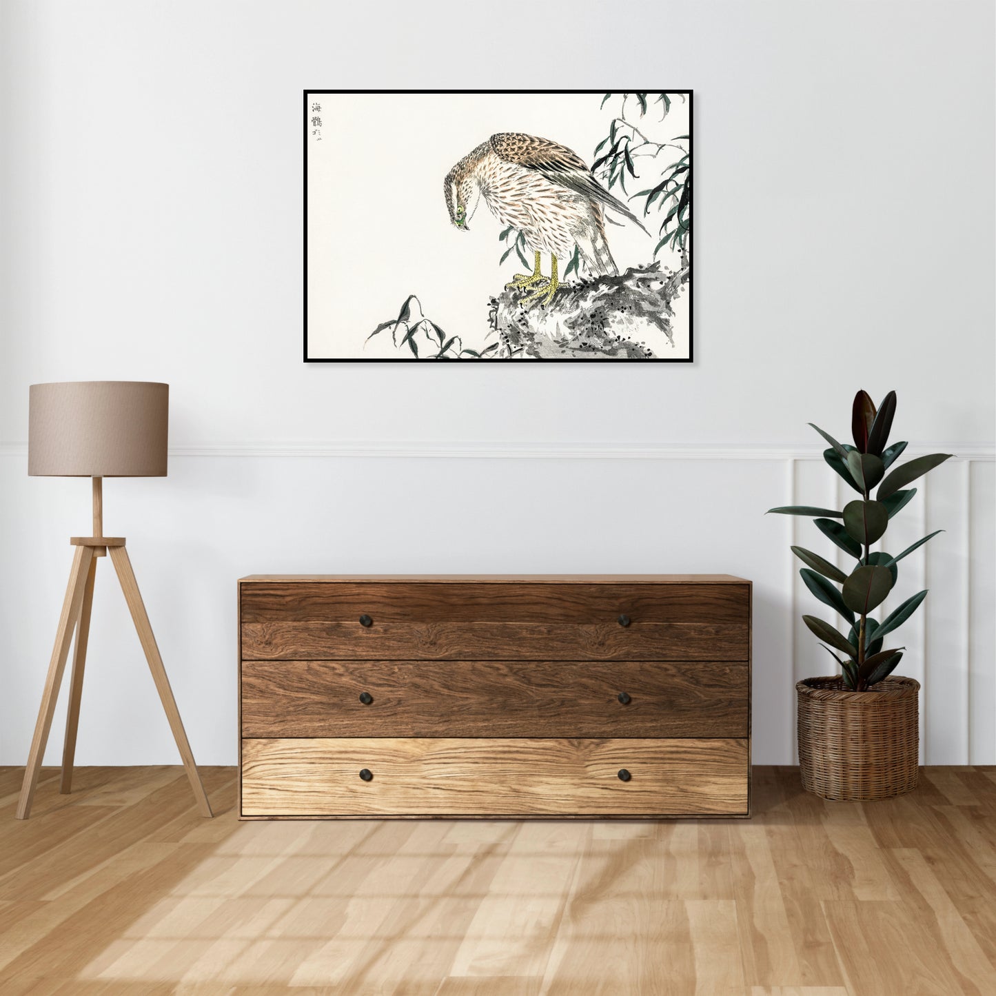 Plakat  Osprey, Kashu Japoński Vintage do Salonu