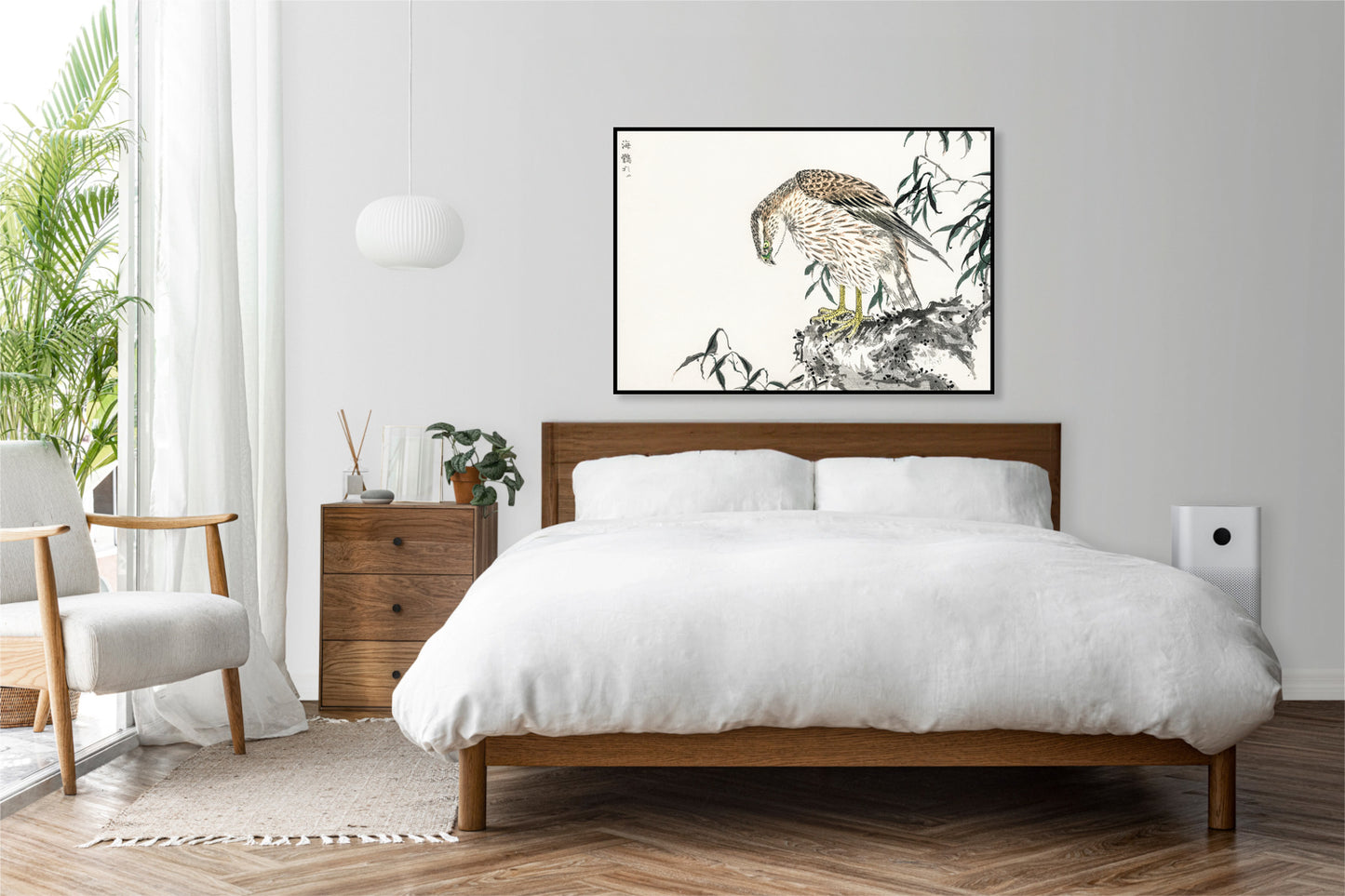 Plakat  Osprey, Kashu Japoński Vintage do Salonu