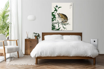 Obraz  Greenshank, Kashu Japoński Vintage do Salonu