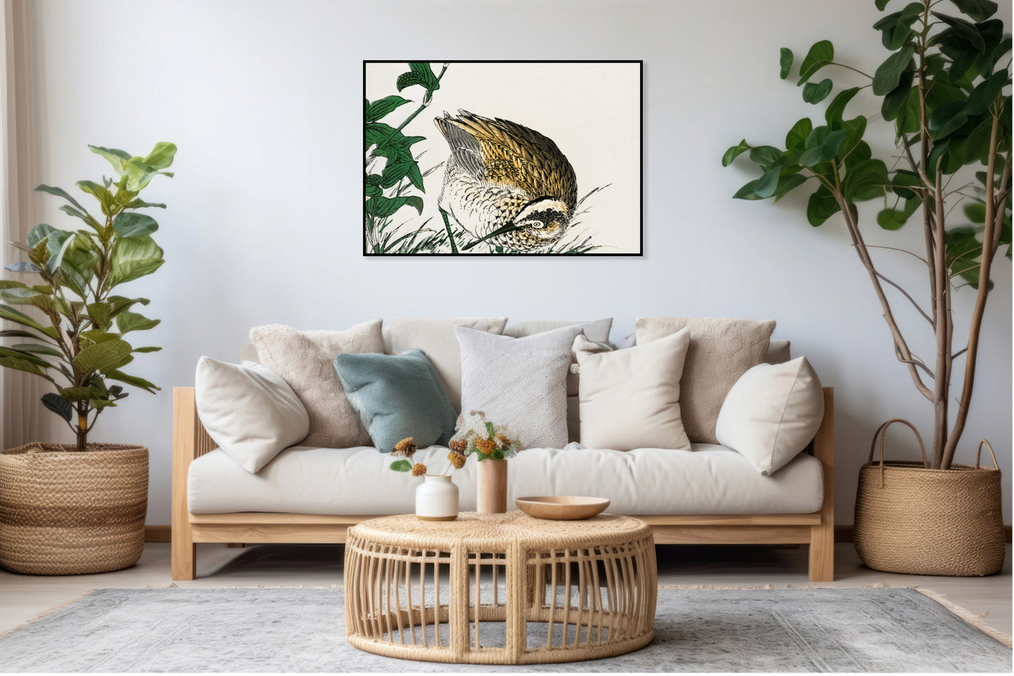 Plakat  Greenshank, Kashu Japoński Vintage do Salonu