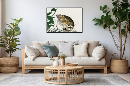 Plakat  Greenshank, Kashu Japoński Vintage do Salonu