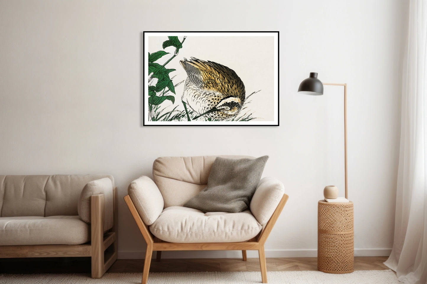 Plakat  Greenshank, Kashu Japoński Vintage do Salonu