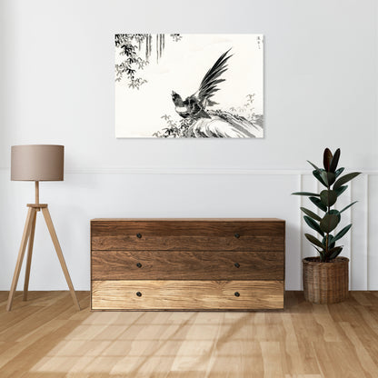 Obraz  Magpie, Kashu Japoński Vintage do Salonu