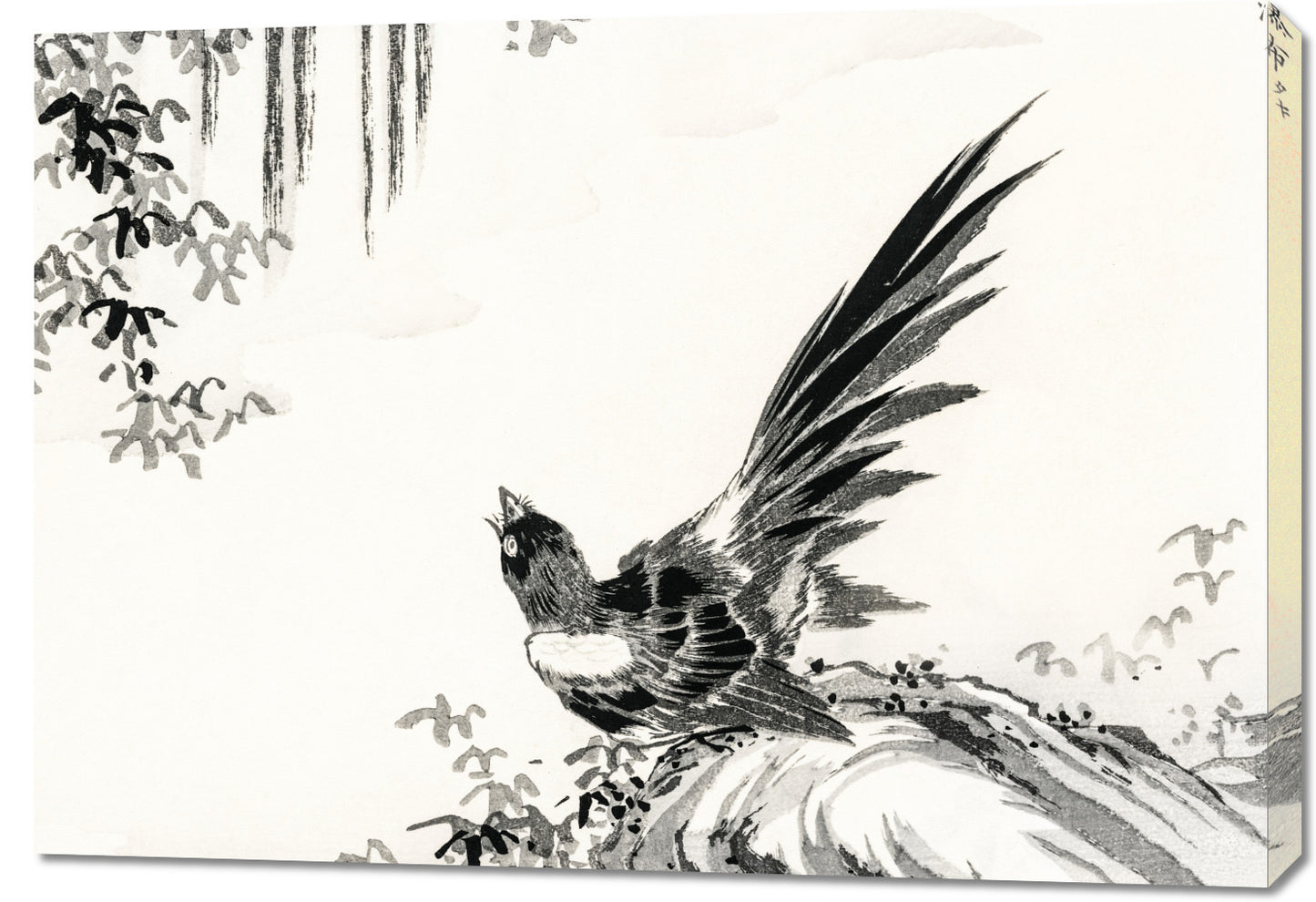 Obraz  Magpie, Kashu Japoński Vintage do Salonu