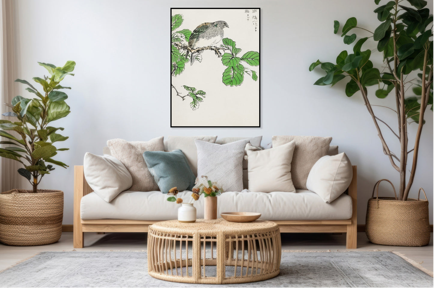 Plakat  Barbary Dove, Kashu Japoński Vintage