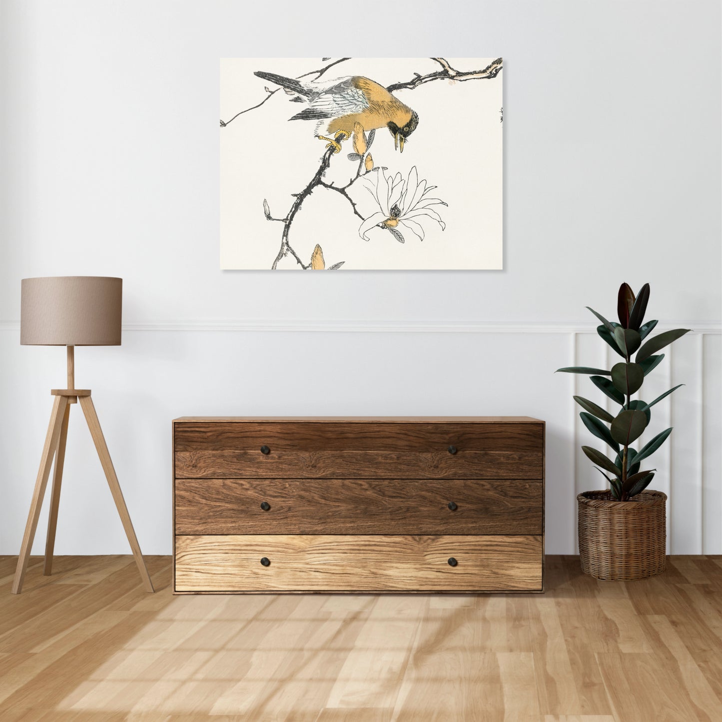 Obraz  Tibetan Hoopoe, Kashu Japoński Vintage