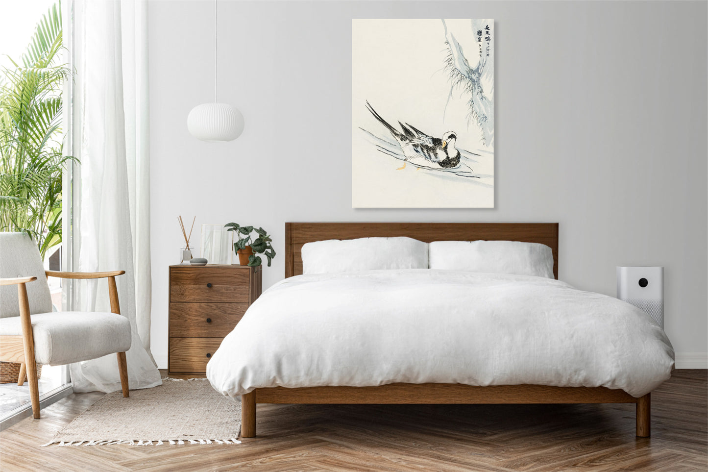 Obraz  Wild Duck, Kashu Japoński Vintage do Salonu