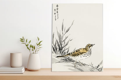 Obraz  Tree-Pipit, Kashu Japoński Vintage do Salonu
