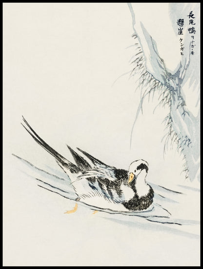 Plakat  Wild Duck, Kashu Japoński Vintage do Salonu