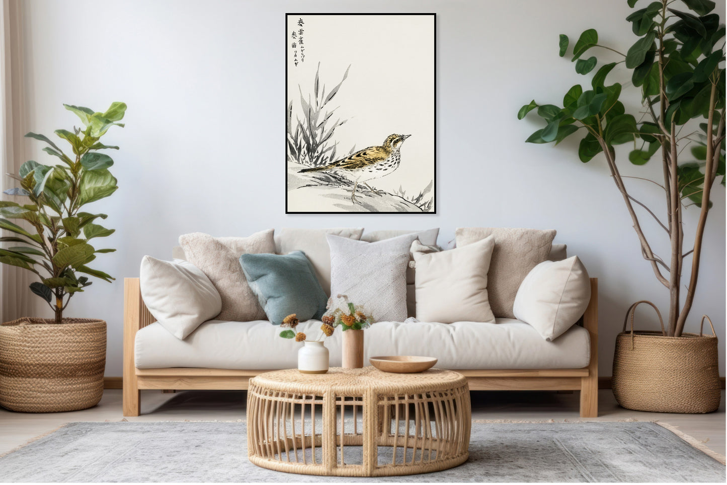 Plakat  Tree-Pipit, Kashu Japoński Vintage do Salonu