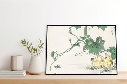 Plakat  Chick, Kashu Japoński Vintage do Salonu