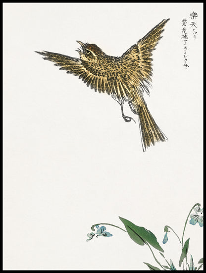 Plakat   Water-Pipit, Kashu Japoński Vintage do Salonu