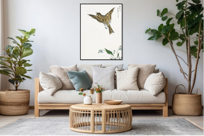 Plakat   Water-Pipit, Kashu Japoński Vintage do Salonu