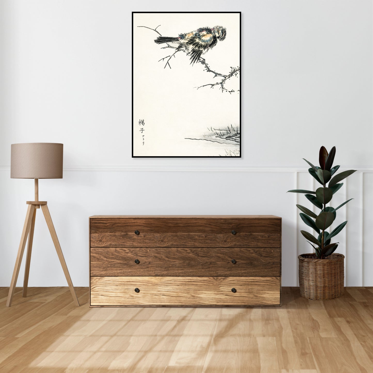Plakat  Brambling, Kashu Japoński Vintage do Salonu