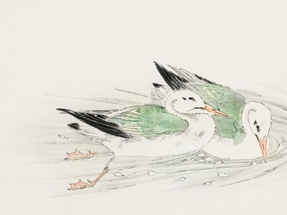 Plakat  Gull, Kashu Japoński Vintage do Salonu
