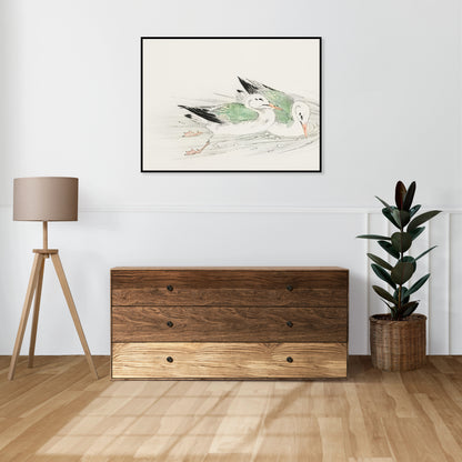 Plakat  Gull, Kashu Japoński Vintage do Salonu