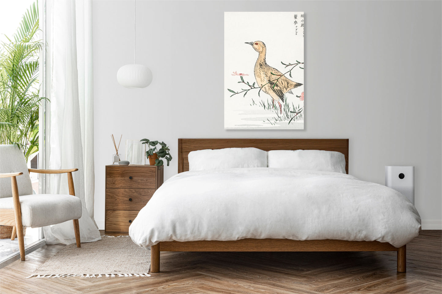 Obraz  Redshank, Kashu Japoński Vintage do Salonu