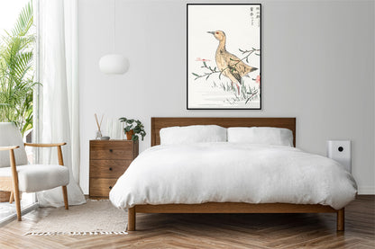 Plakat  Redshank, Kashu Japoński Vintage do Salonu