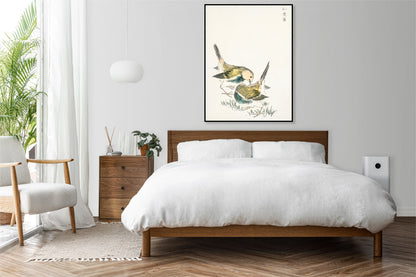 Plakat  Great Tit 3, Kashu Japoński Vintage do Salonu