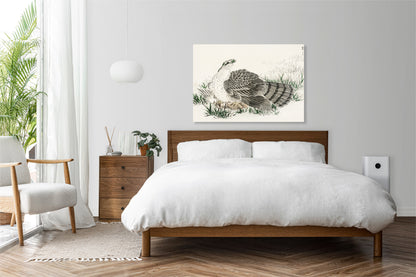 Obraz   Hawk-Eagle, Kashu Japoński Vintage do Salonu