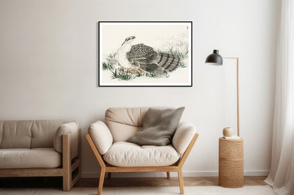 Plakat   Hawk-Eagle, Kashu Japoński Vintage do Salonu