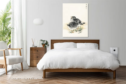Obraz  Black Brant, Kashu Japoński Vintage do Salonu