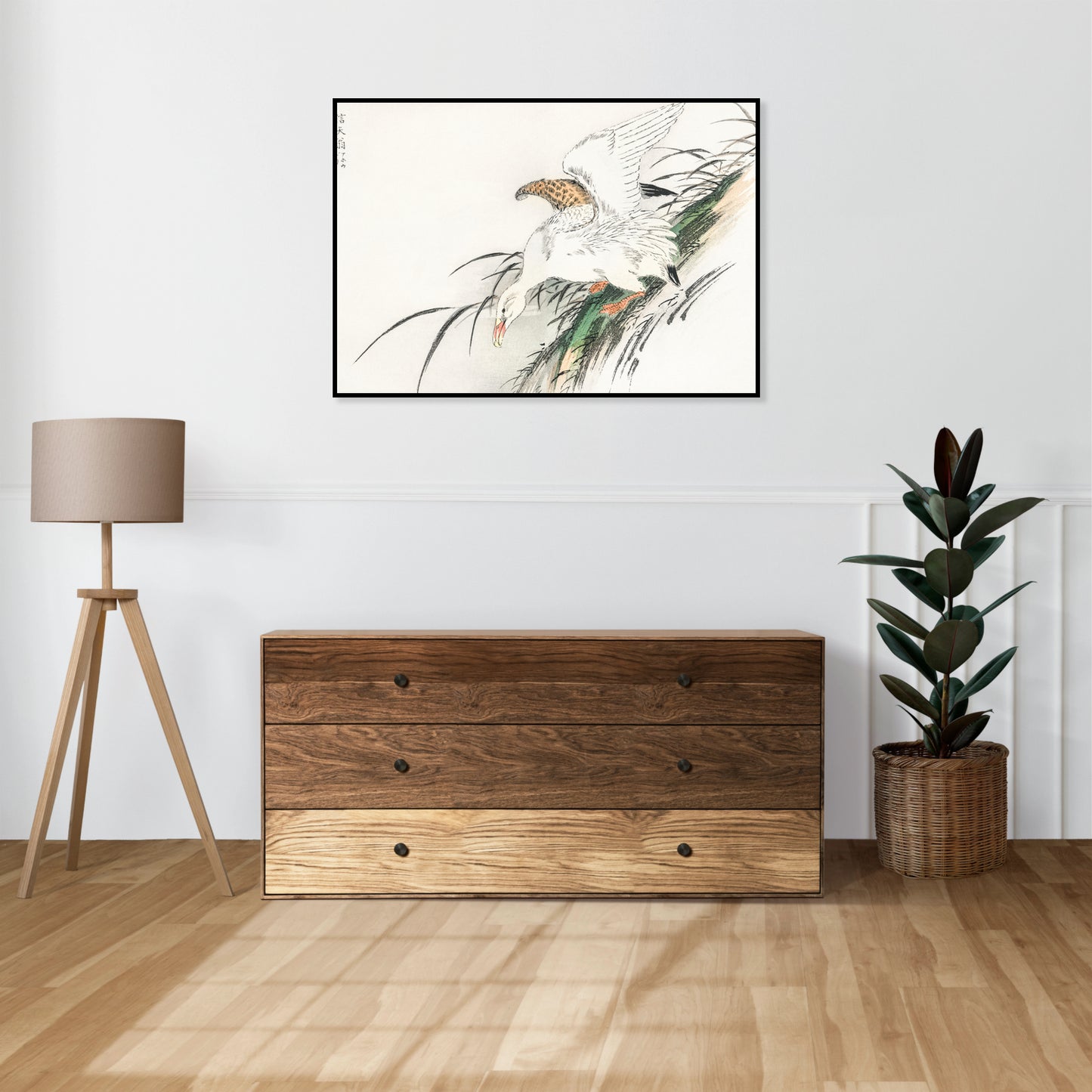 Plakat  Albatross, Kashu Japoński Vintage do Salonu