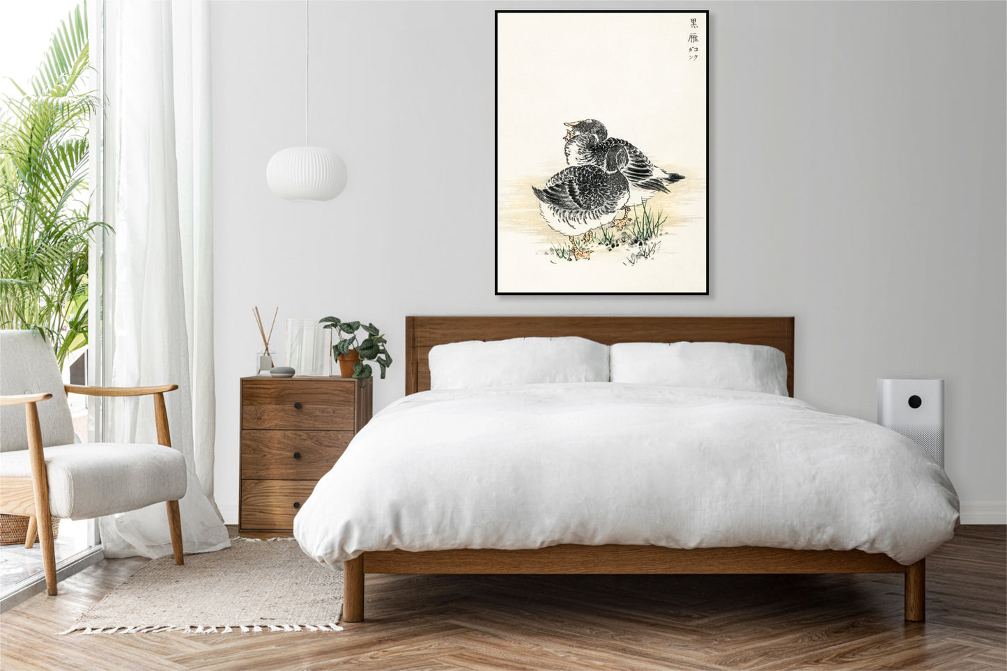 Plakat  Black Brant, Kashu Japoński Vintage do Salonu