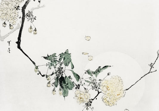 Plakat  Cherry Blossom,  Bijutsu Sekai Japoński Vintage