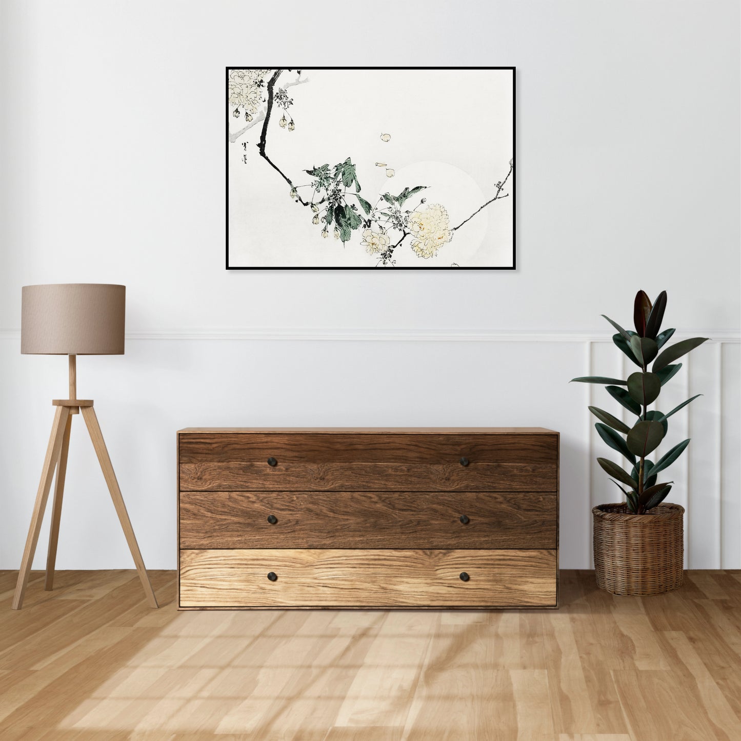 Plakat  Cherry Blossom,  Bijutsu Sekai Japoński Vintage