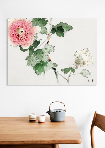 Obraz  Tree Peony, Bijutsu Sekai Japoński Vintage do Salonu