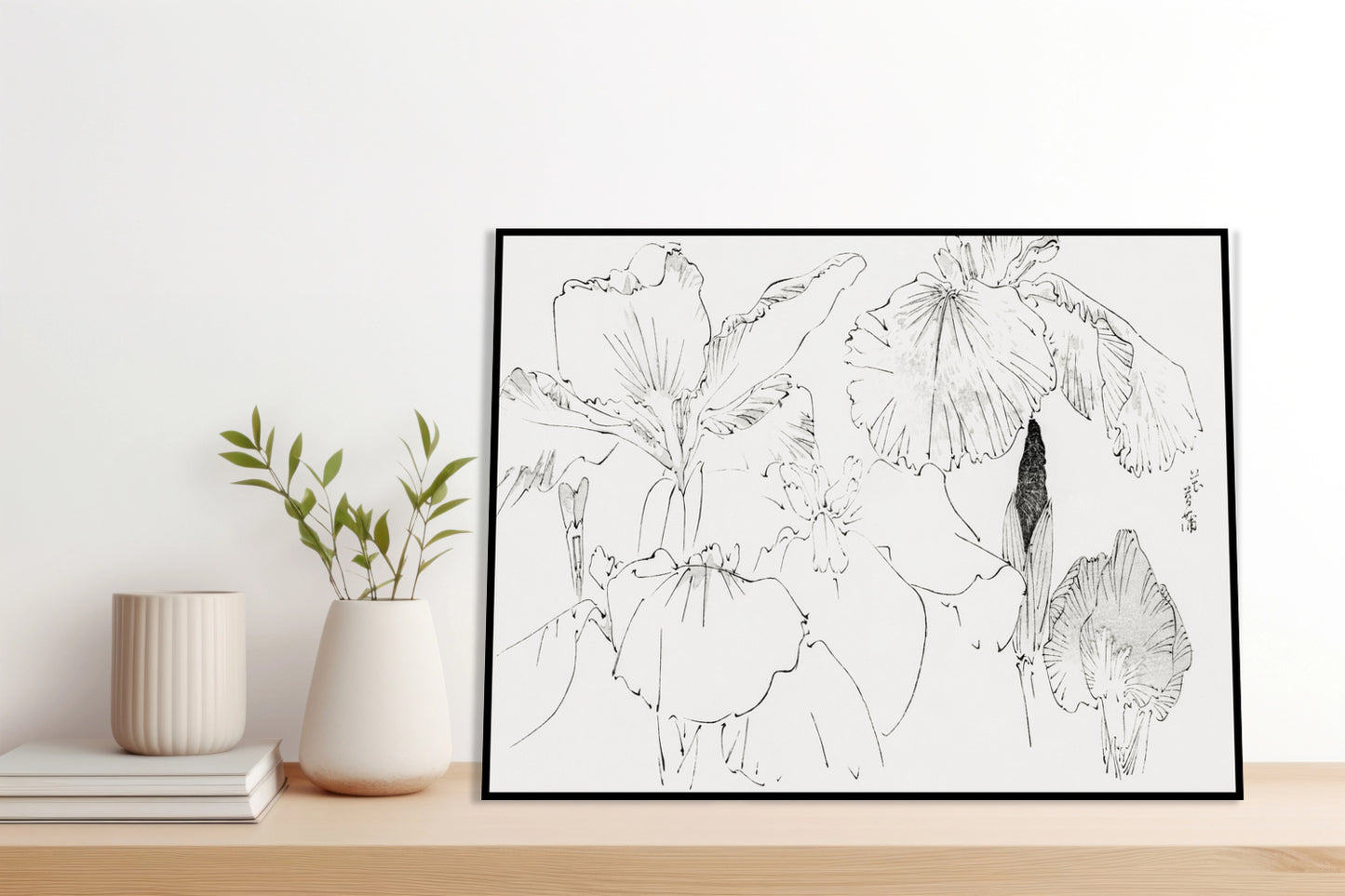 Plakat  Iris, Bijutsu Sekai Japoński Vintage do Salonu