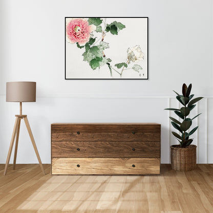 Plakat  Tree Peony, Bijutsu Sekai Japoński Vintage do Salonu
