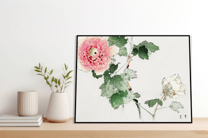 Plakat  Tree Peony, Bijutsu Sekai Japoński Vintage do Salonu