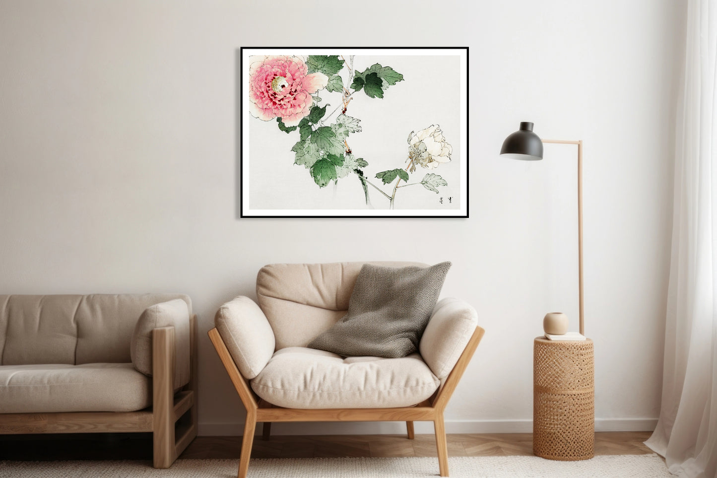 Plakat  Tree Peony, Bijutsu Sekai Japoński Vintage do Salonu