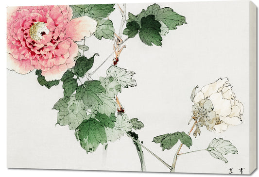 Obraz  Tree Peony, Bijutsu Sekai Japoński Vintage do Salonu