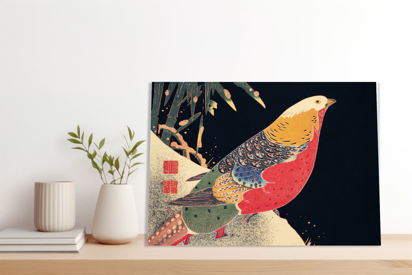 Obraz  Golden Pheasant, Jakuchu Japoński Vintage