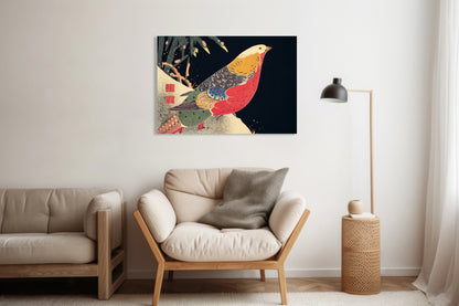 Obraz  Golden Pheasant, Jakuchu Japoński Vintage