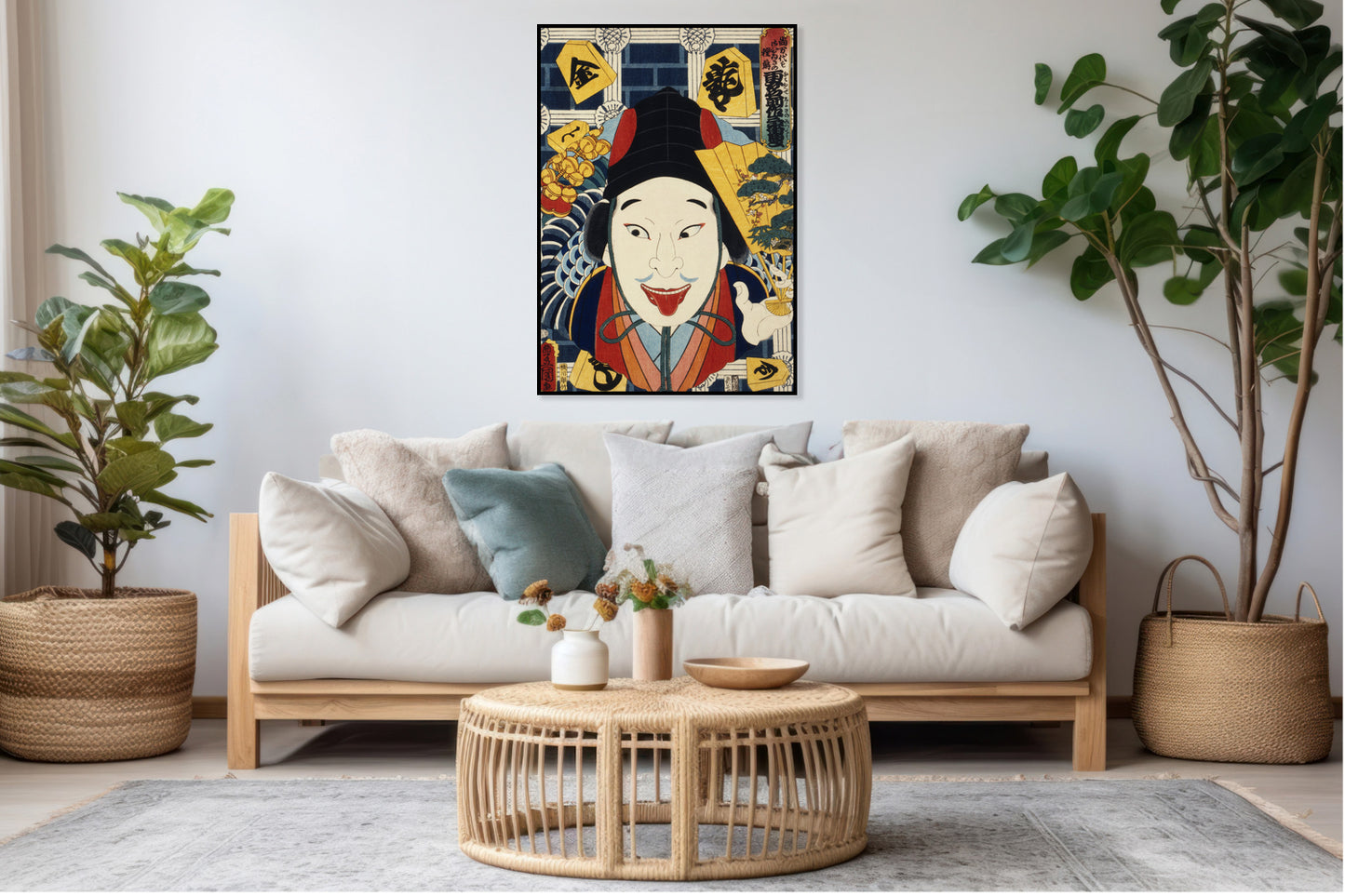 Plakat  Aktor, Kunichika Japoński Vintage do Salonu