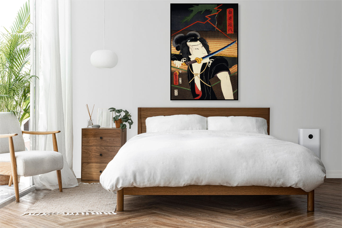 Plakat  Aktor 3, Kunichika Japoński Vintage do Salonu