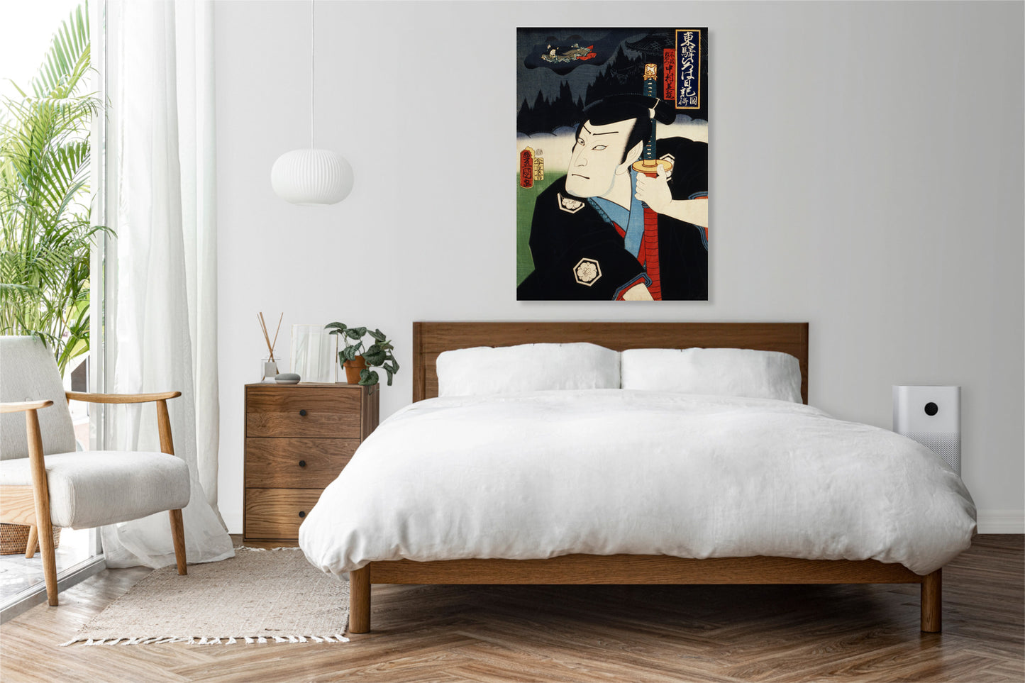 Obraz  Aktor 6, Kunichika Japoński Vintage do Salonu