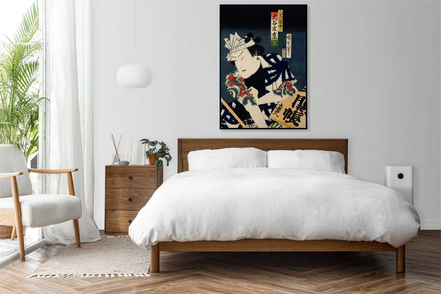 Plakat  Aktor 5, Kunichika Japoński Vintage do Salonu
