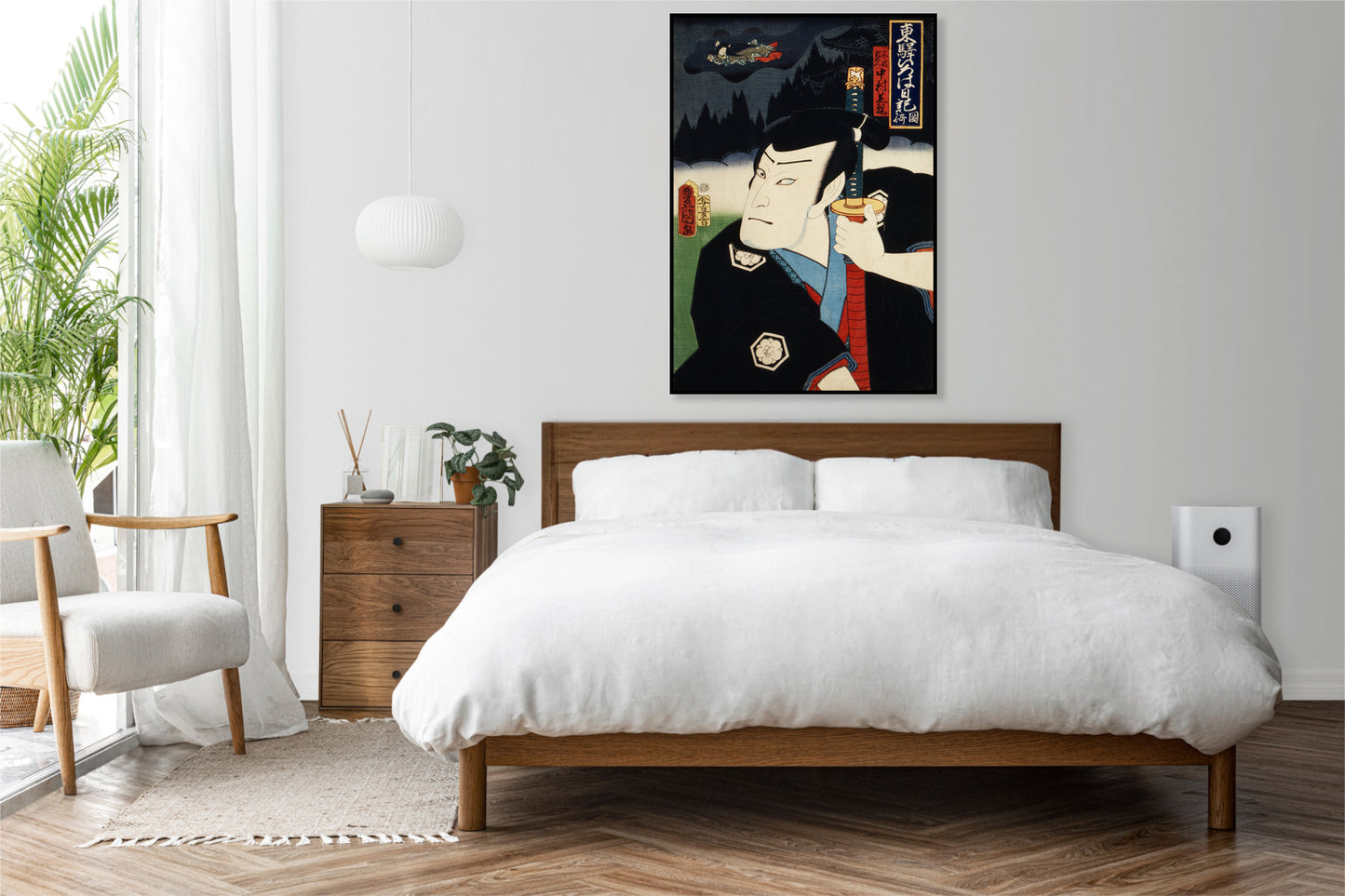 Plakat  Aktor 6, Kunichika Japoński Vintage do Salonu