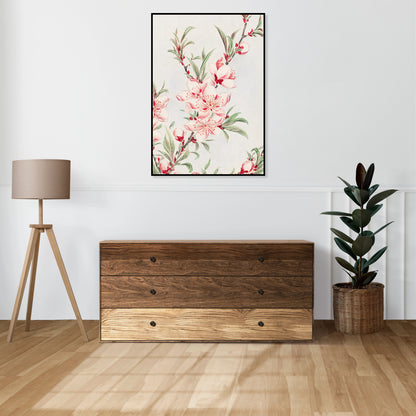 Plakat  Peach Tree, Morikaga Japoński Vintage