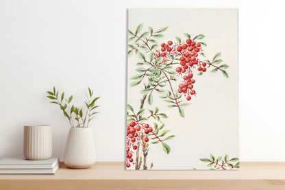 Obraz  Nandina Bush, Morikaga Japoński Vintage do Salonu
