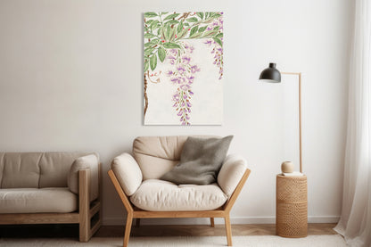 Obraz  Wisteria Vine, Morikaga Japoński Vintage do Salonu